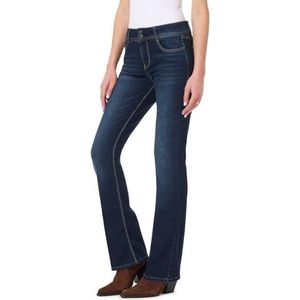 WallFlower Women's Luscious Curvy Bootcut Mid-Rise Insta Stretch Juniors Jeans (Standard and Plus), Betsy Pure, 11