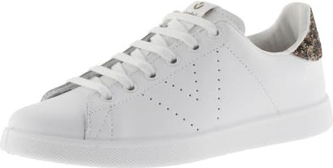 Sneakers - Wit - Leren - Pailletten Achterstuk