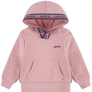 Levi's Lvg Meet and Greet Taping Hood 1ej110 Hoodie voor babymeisjes, Roze glazuur, 3 maanden