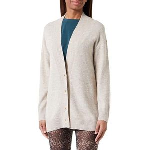 s.Oliver Lange cardigan voor dames, van wolmix bruin, 48, bruin, 48