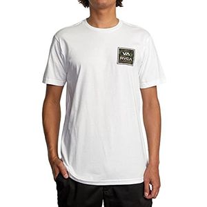 RVCA Heren T-Shirt, Va All the Way/Wit 2, XL