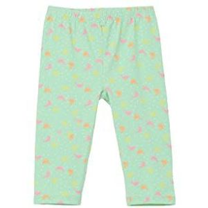 s.Oliver mit Allover Print Capri-legging met all-over print voor meisjes en meisjes, Groen, 110