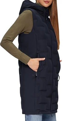 Sweatvest - Geweven - Softshell - Stofmix - Met Logo - Vaste Capuchon