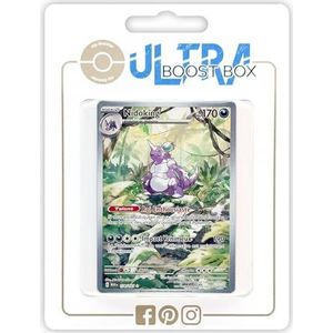 Nidoking 174/165 Alternative Shiny Pokémon Gallery - Myboost X Écarlate et Violet 3.5-151 Doos met 10 Franse Pokemon kaarten