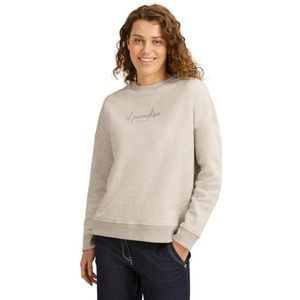 CECIL Sweatshirt met borduurwerk, Pearl Beige Melel., M