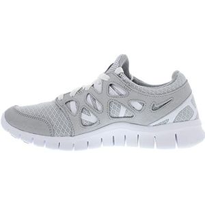 Nike Free Run 2 Hardloopschoenen voor heren, Wolf Grey/Pure Platinum/White, 40,5 EU