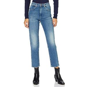 Wrangler Dames Mom Jeans, Sand Storm, 32