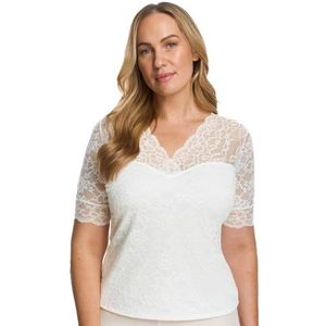 Susa Dirndl kanten shirt 1/2 mouw, 5576, ivoor, 36