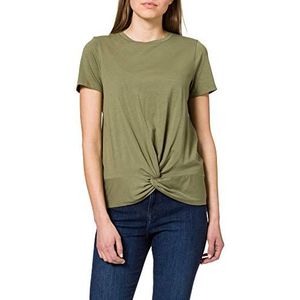 Object Objstephanie S/S Top Noos T-shirt voor dames, diep lichen green, XS