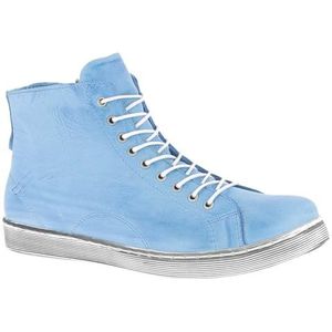 Andrea Conti Veterlaarzen 0341500 High-Top Sneaker Veterlaarzen, azuur, 36 EU