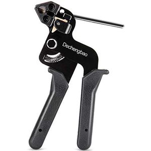 Metalen stropdas wrap pistool, Dechengbao roestvrij staal kabelbinder pistool en zip tie tool, kabelbinder tool voor roestvrij stalen kabelbinders, metalen kabelbinder pistool
