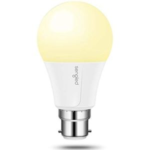 Sengled Smart wifi-ledlamp, zacht wit, dimbaar, A19, 60 watt, komt overeen met hub nodig, app-gestuurd, werkt met Alexa en Google Assistant,