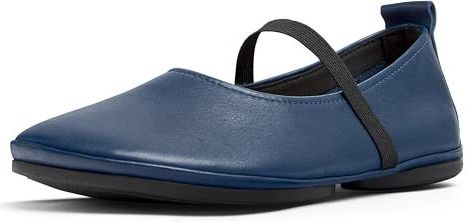 Camper - Right - Ballerina's - Blauw - Kalfsleer/Textiel Leer