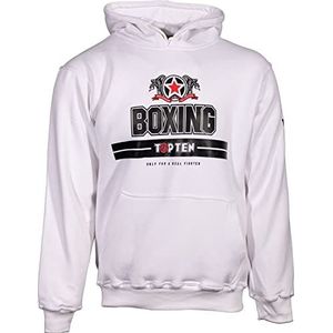TopTen Hoodie""Boxing"" - wit, mt. XXL