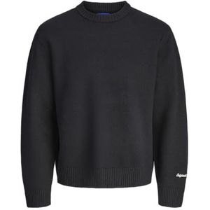 JACK & JONES Jornorrebro Knit Crew Neck Pls - Plus Size, zwart, 3XL