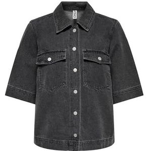 Onlbelle S/S Shirt DNM Gua Noos, Washed Black, XXS