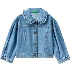 United Colors of Benetton Jas 25HHGN01F Jas, denim 901, 90 meisjes, Denim Blauw 901