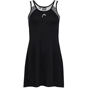 HEAD Club 22-jurk voor dames, tennisjurk, verpakking van 1 stuks, zwart, M