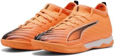 PUMA ULTRA 6 MATCH halfhoge futsalschoenen, Zwart/Rood, Maat 33
