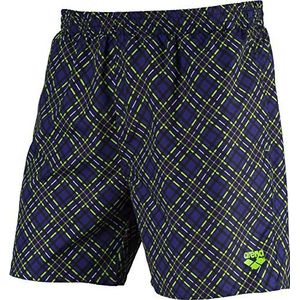 ARENA Heren PRINTED CHECK 2 BOXER-XL, GREEN