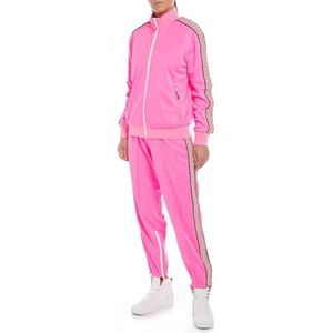 Replay Dames W3713A Sweatshirt, 817 PINK Fluo, M, 817 Pink Fluo, M