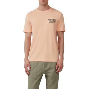 Katoen - T-shirt - Oranje - Artwork - Regular Fit