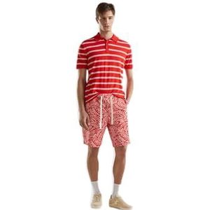 United Colors of Benetton Herenshorts, Rood, 3XL