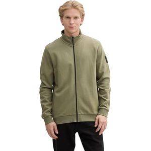 TOM TAILOR - 1045582 - Trainingsjack - Tree Moss Green - Katoen