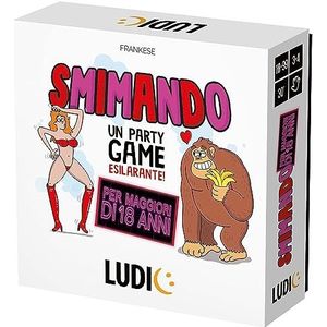 Ludic Smimando 18 It57403 gezelschapsspel voor volwassenen voor 3-4 spelers, Made in Italy