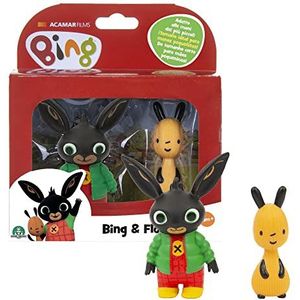 Giochi Preziosi Bing BNG10Z01 BNG10Z01 minifiguren, minifiguren, groeten en glimlachende flop, geschikt voor de handen van peuters, voor kinderen vanaf 18 maanden