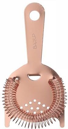 HENDI Cocktailzeef, Hawthorne, BarUp, geschikt voor alle shakers en glazen, verwijderbare veer, platte schijf, handvat, 2 pinen, cocktail strainer, barzeef, 160x80x(H)28mm, roestvast staal, verkoperd