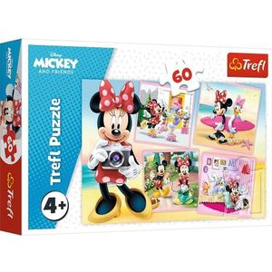 Puzzel Disney Minnie (60 stukjes) - Charmante Minnie, geschikt voor kinderen vanaf 4 jaar
