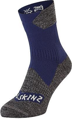 SealSkinz - Bircham - Waterdichte Enkelsokken - Blauw/Grijs Gemêleerd