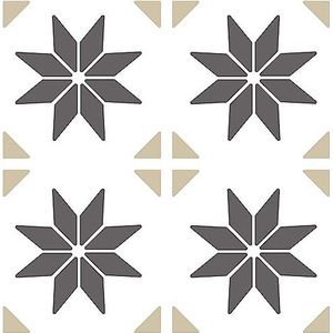 d-c-fix zelfklevende tegels Levendige sterren patroon 30,5 cm x 30,5 cm - vloertegels vinyl plaktegels vloer floor tiles peel and stick