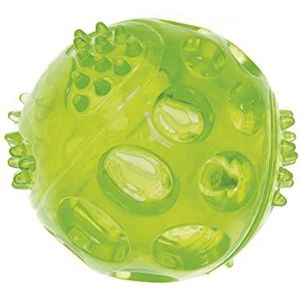 Imac EXTRA7 rubberen bal TPR met LED, 7,5 cm, groen, zwart