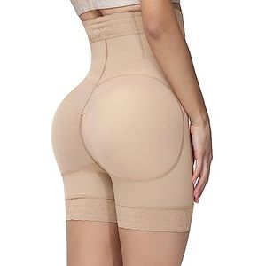 SHAPSHE Butt Lifting Shapewear Buikcontrole Shorts Fajas Colombianas Shapewear Shorts Compressie Ondergoed Vrouwen, Beige, XL