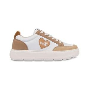 Love Moschino JA15154G1MIAA10A, damessneakers, wit, 39 EU, Wit, 39 EU