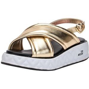 Pollini JA16325I0IIF0900, damessandalen, platina, 37 EU, Platina, 37 EU