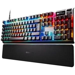 SteelSeries Apex Pro Gen 3 - HyperMagnetic Gaming Keyboard - OmniPoint 3.0 schakelaars - Verstelbare activering - Rapid Trigger - Rapid Tap/SOCD - OLED - RGB - PBT-keycaps - USB-C - FR Layout AZERTY