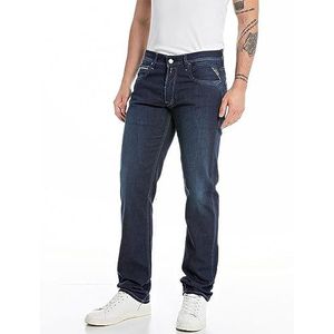 Replay Grover X-lite Plus jeans voor heren, 007, donkerblauw, 31W / 32L