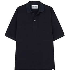 Seidensticker T-shirt voor heren, oversized, korte mouwen, donkerblauw, S