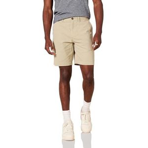 Amazon Essentials Heren Slim-Fit 9"" Kort, Kaki Bruin, 32W