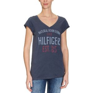 Tommy Hilfiger Dames T-Shirt Slim Fit, 1657609759/ Lexie vn tee s/s