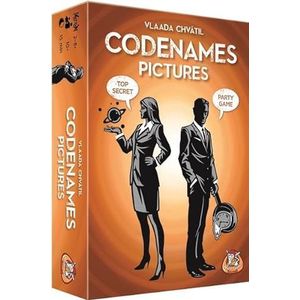 Codenames Pictures - Het spannende gezelschapsspel voor slimme spionnen! Leeftijd 8+, 2-8 spelers