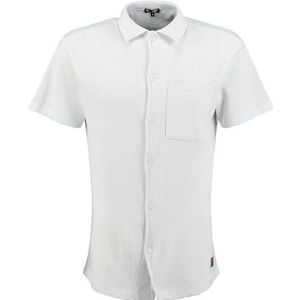 KEY LARGO - MSH KLSIEGFRIED 1/2 - Overhemd - Wit - Structuur