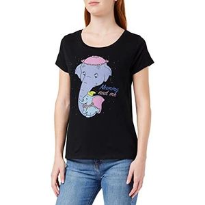 DUMBO T-shirt voor dames, zwart., S