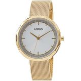 Lorus RG240WX9 Analoog kwartshorloge voor dames, met metalen armband, goud