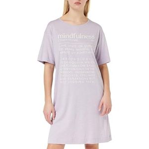 Triumph Nightgown, NDK SSL 10 CO/MD Nightgown, paars-licht combinatie, 48, Violet - Light Combination, 48