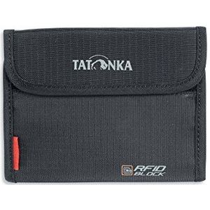 Tatonka Euro Wallet RFID B - portemonnee met TÜV-geteste RFID-blocker - biedt plaats aan 4 creditcards - met kijkvenster, muntgeldvak en extra vak met ritssluiting - beschermt tegen gegevenslui, zwart