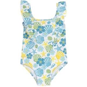 Chicco Eendelig badpak voor meisjes en meisjes, veelkleurig (3), 6 Jaar